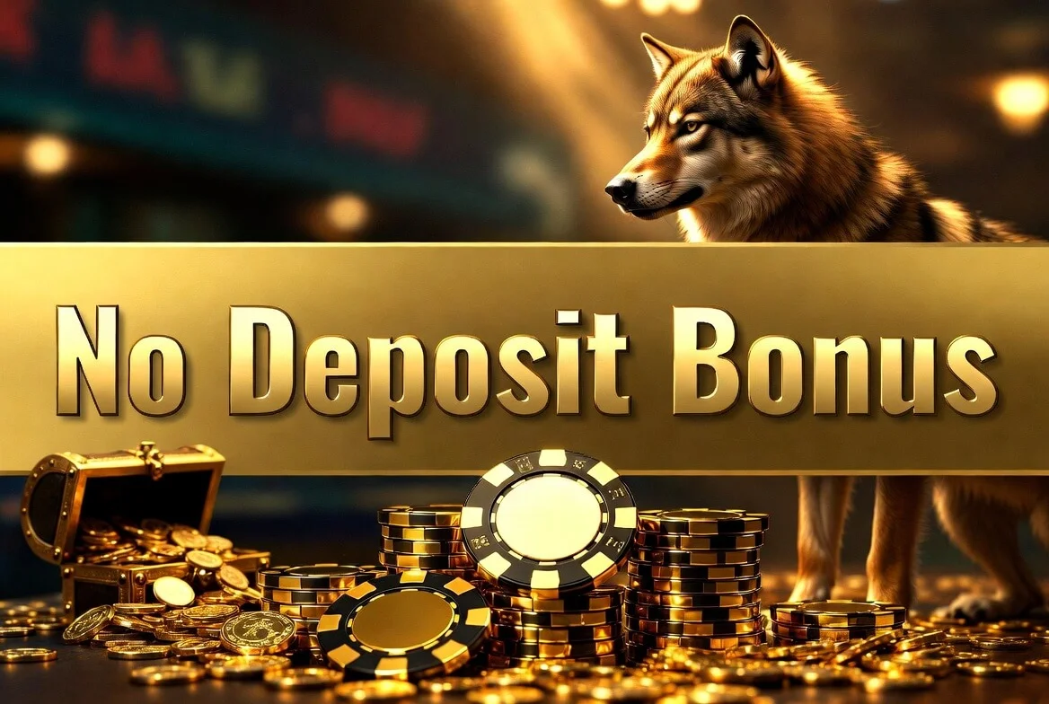 Wolf Winner Casino no deposit bonus of 20 free spins on Wolf Saga